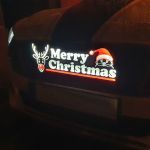 PKW_Kuehlergrill_Merry_Christmas_Logo_Emblem_beleuchtbar_3